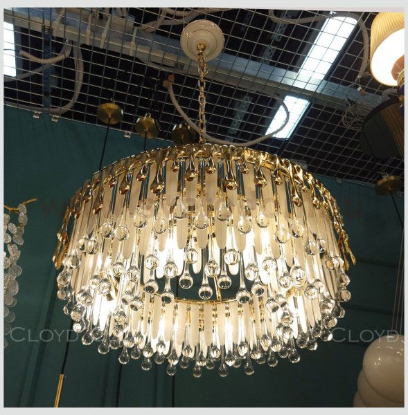 Люстра Cloyd CAPULETTI C8 / D60 см - золото (арт.11207)