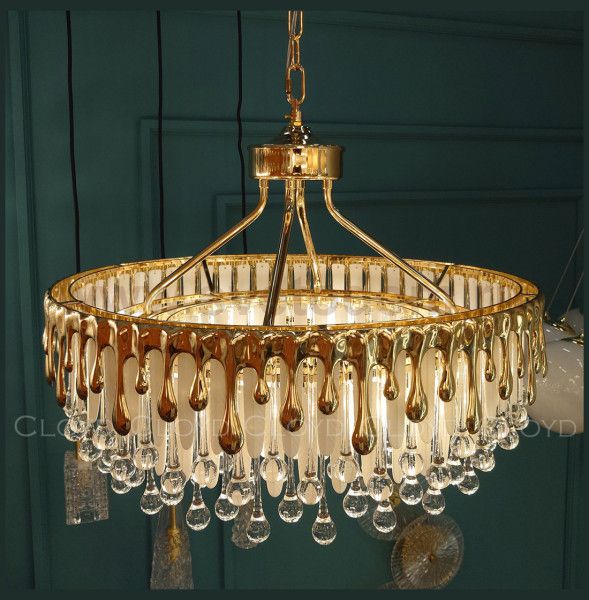 Люстра Cloyd CAPULETTI C8 / D60 см - золото (арт.11207)