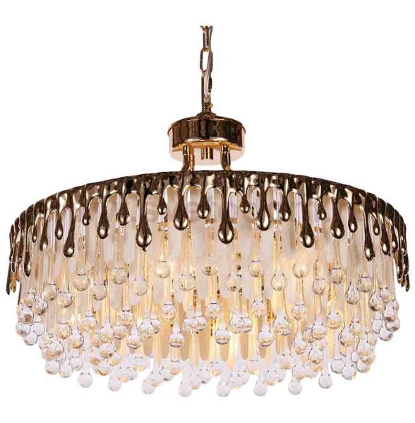 Люстра Cloyd CAPULETTI C8 / D60 см - золото (арт.11207)