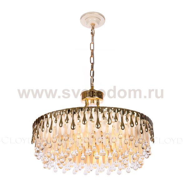 Люстра Cloyd CAPULETTI C8 / D60 см - золото (арт.11207)