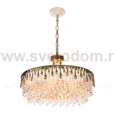 Люстра Cloyd CAPULETTI C8 / D60 см - золото (арт.11207)