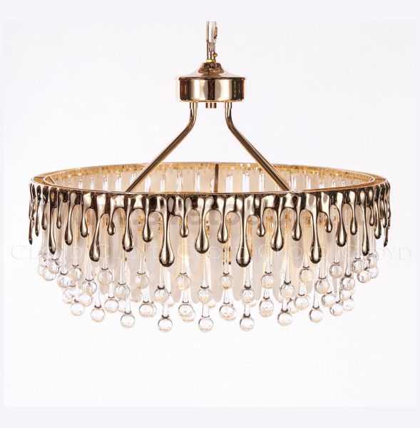 Люстра Cloyd CAPULETTI C8 / D60 см - золото (арт.11207)