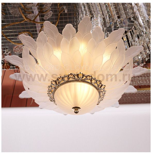 Потолочный светильник Cloyd MOSAMBIC FM12 / D67 см - золото (арт.11208)