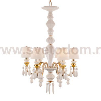 Люстра Cloyd LOTTIE-C C6 / D54 см- белая керамика (арт.11218)