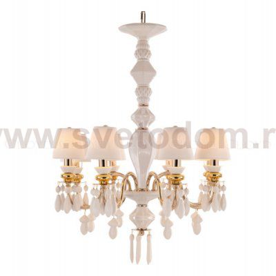 Люстра Cloyd LOTTIE-C C8 / D62 см- белая керамика (арт.11219)