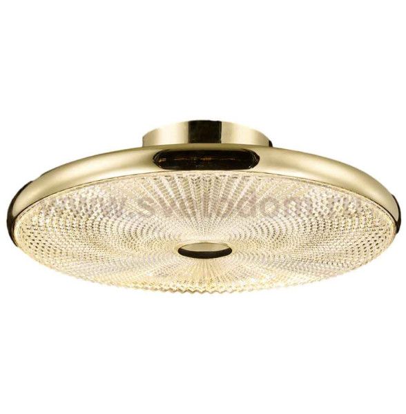 Потолочный светильник Cloyd 1531 FM1 / D42 см - золото (арт.11251)