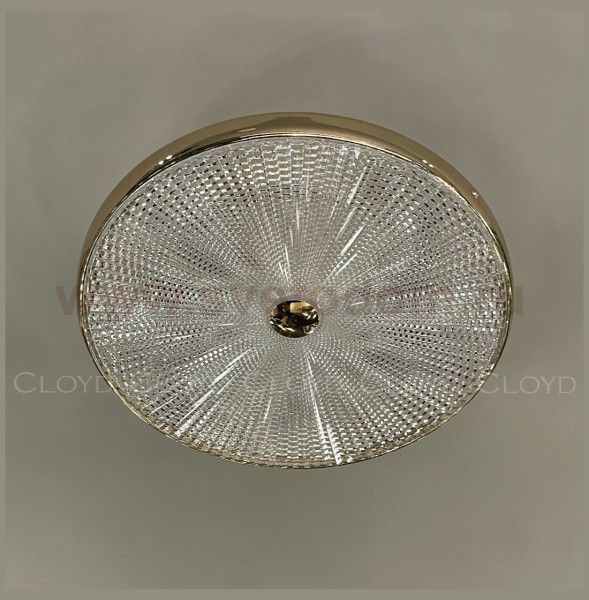 Потолочный светильник Cloyd 1531 FM1 / D42 см - золото (арт.11251)