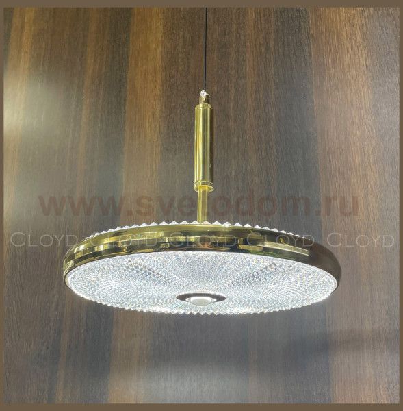 Подвесной светильник Cloyd 1531 P1 / D42 см - золото (арт.11252)
