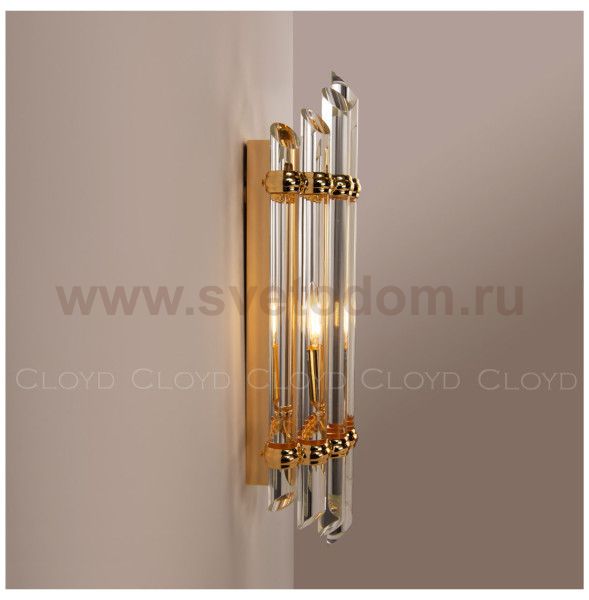 Бра Cloyd HARP W1 / выс. 50 см - золото (арт.20099)