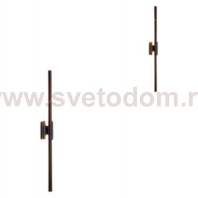 Бра Cloyd LINEAS W1 / L60 см - черный (арт.20118)