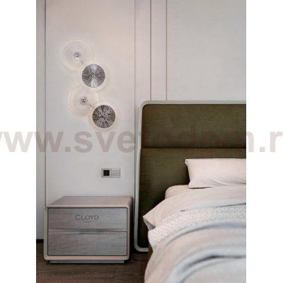 Бра Cloyd HELION-A W4 / выс. 62 см - хром - зеркальн. стекло (арт.20122)