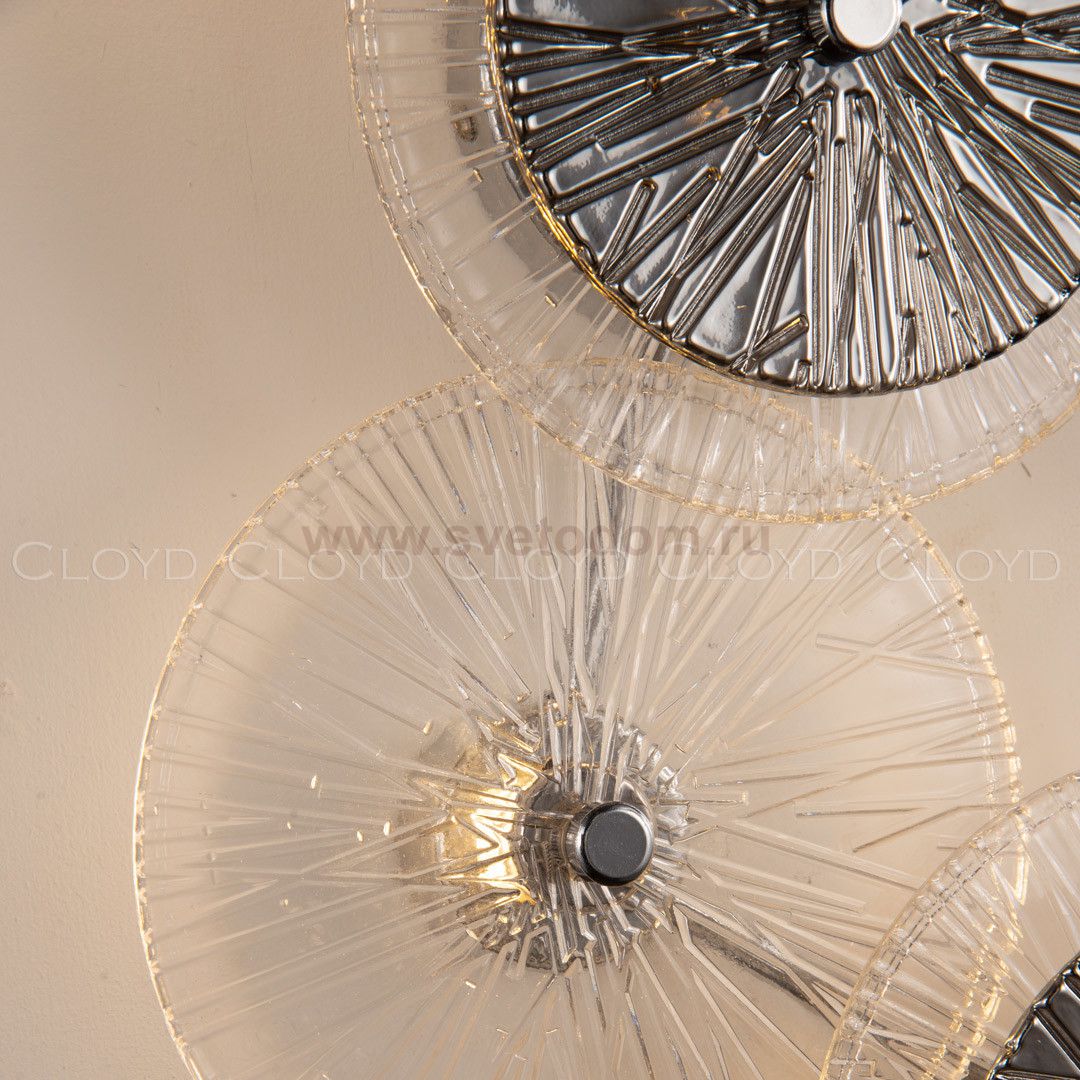 Бра Cloyd HELION-A W4 / выс. 62 см - хром - зеркальн. стекло (арт.20122)