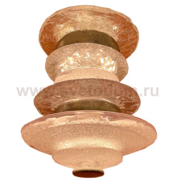 Бра Cloyd GEFEST W2 / выс. 25 см - серебро сусальн. (арт.20125)