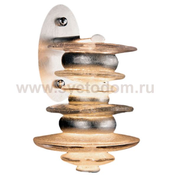 Бра Cloyd GEFEST W2 / выс. 25 см - серебро сусальн. (арт.20125)