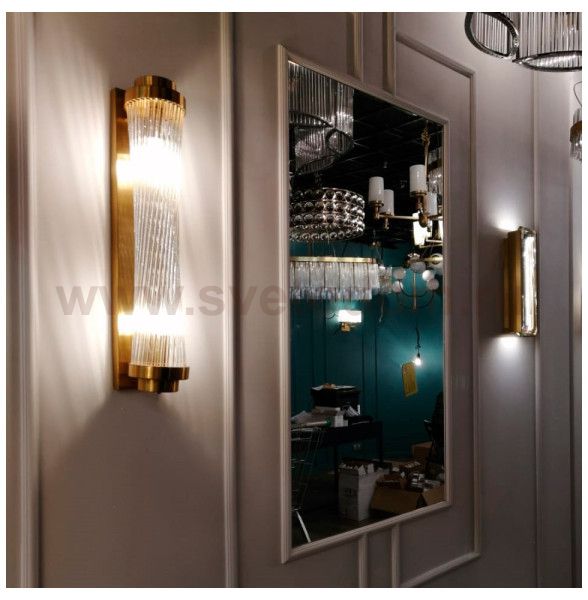 Бра Cloyd KIZY-A W2 / выс. 61 см - латунь (арт.20142)