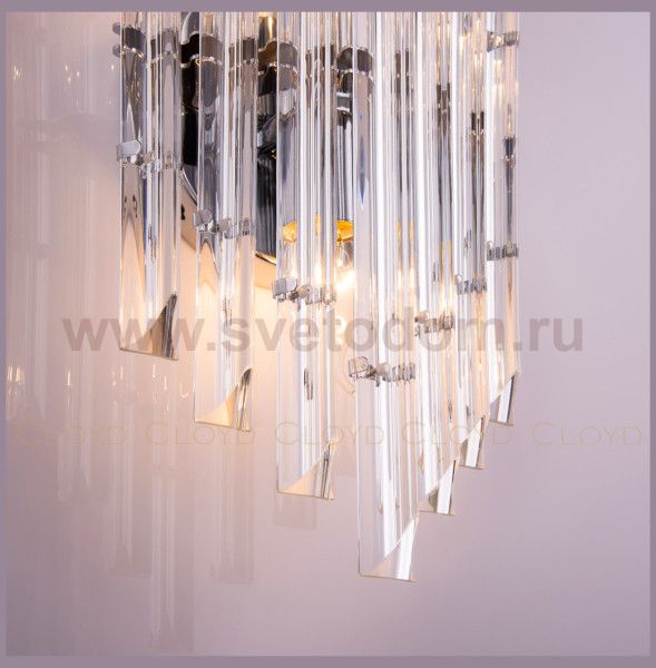 Бра Cloyd ORATORIA W2 / выс. 50 см - хром (арт.20145)