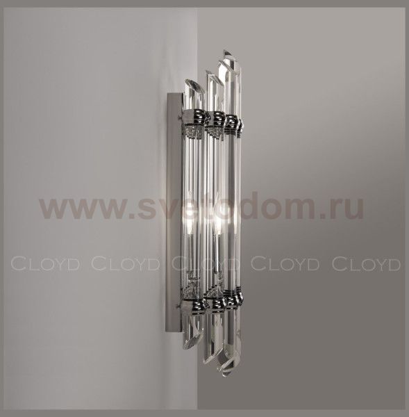 Бра Cloyd HARP W1 / выс. 50 см - хром (арт.20149)