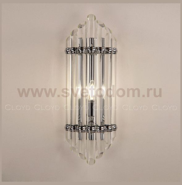 Бра Cloyd HARP W1 / выс. 50 см - хром (арт.20149)