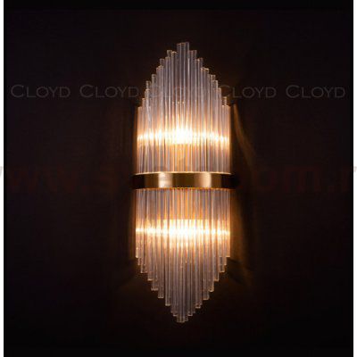 Бра Cloyd CADANCE-B W2 / выс. 54 см - латунь (арт.20164)