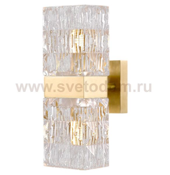 Бра Cloyd CORUND W2 / выс. 27 см - латунь (арт.20177)