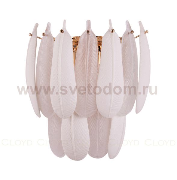 Бра Cloyd BAHAMA-A W3 / выс. 32 см - бел.керамика (арт.20179)