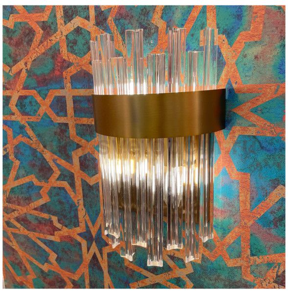 Бра Cloyd NACK-A W3 / выс. 35 см - R - латунь (арт.20187)