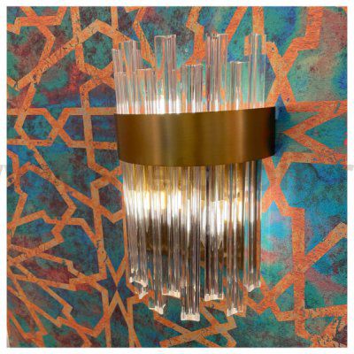 Бра Cloyd NACK-A W3 / выс. 35 см - R - латунь (арт.20187)