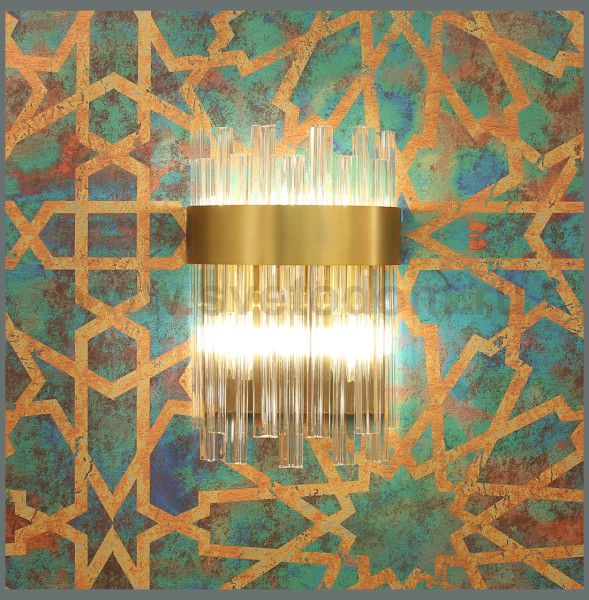 Бра Cloyd NACK-A W3 / выс. 35 см - R - латунь (арт.20187)