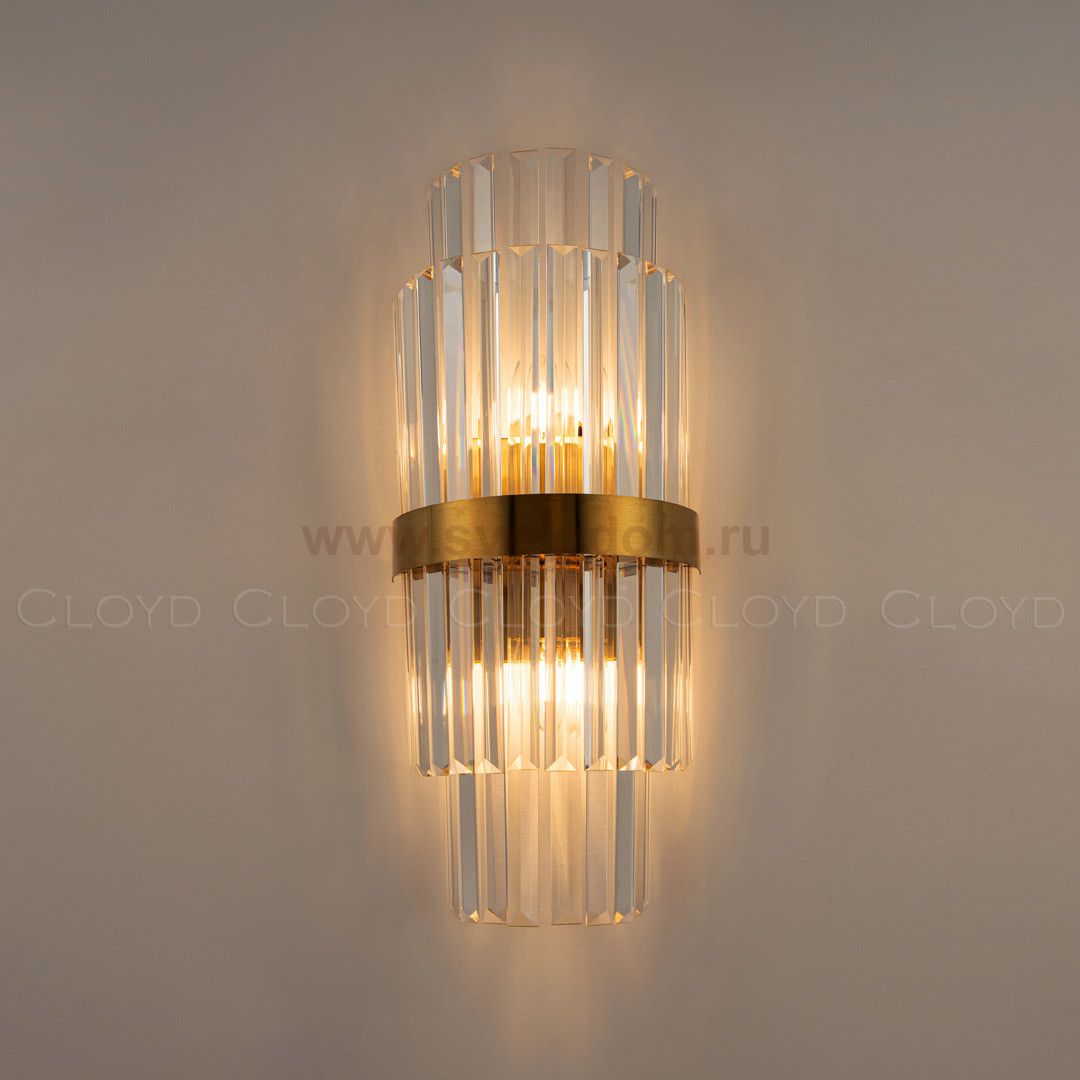 Бра Cloyd BROTIGAN-B W2 / выс. 55 см - латунь (арт.20205)
