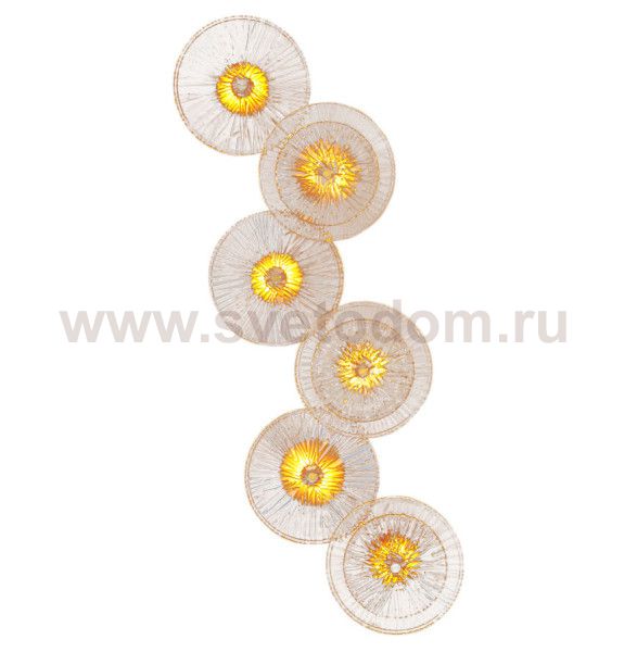 Бра Cloyd HELION-C W6 / выс. 92 см - латунь (арт.20209)