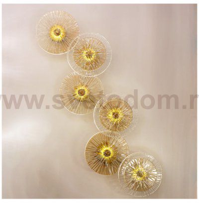 Бра Cloyd HELION-C W6 / выс. 92 см - латунь (арт.20209)