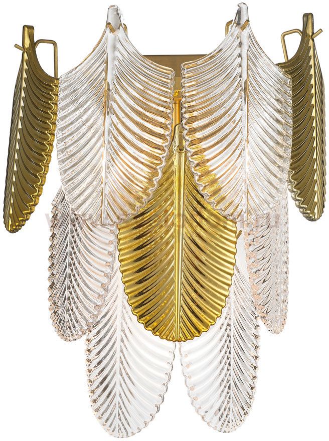 Бра Cloyd BONGA-C W5 / выс. 44 см - желт/бесцвет. (арт.20223)