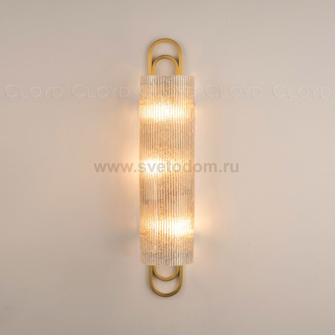 Бра Cloyd TABLION W3 / выс. 62 см - латунь (арт.20251)