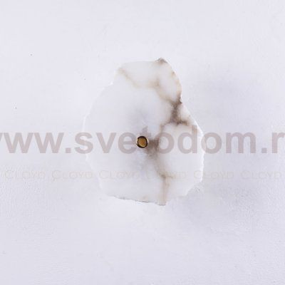 Бра Cloyd KNOSS W1 / D15 см - алебастр - латунь (арт.20268)