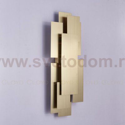 Бра Cloyd ARMOR W1 / выс. 65 см - латунь (арт.20279)