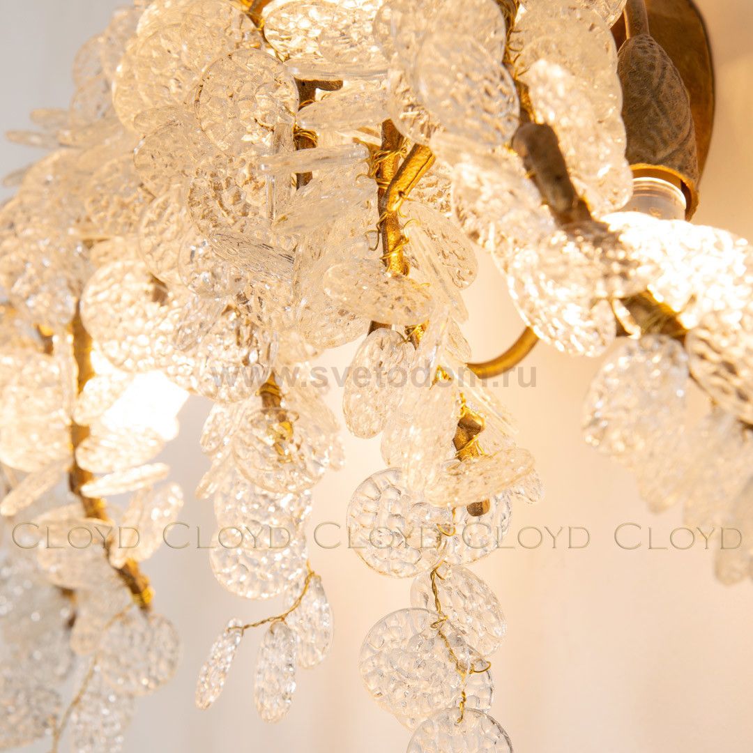 Бра Cloyd HAOMA W3 / выс. 30 см - латунь (арт.20283)