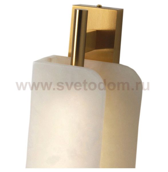 Бра Cloyd PLANUS W1 / выс. 52 см - алебастр - латунь (арт.20293)