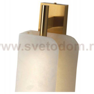 Бра Cloyd PLANUS W1 / выс. 52 см - алебастр - латунь (арт.20293)