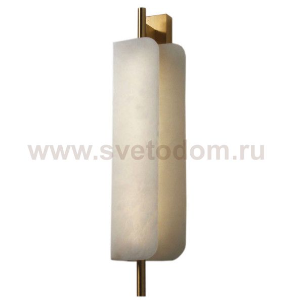 Бра Cloyd PLANUS W1 / выс. 52 см - алебастр - латунь (арт.20293)