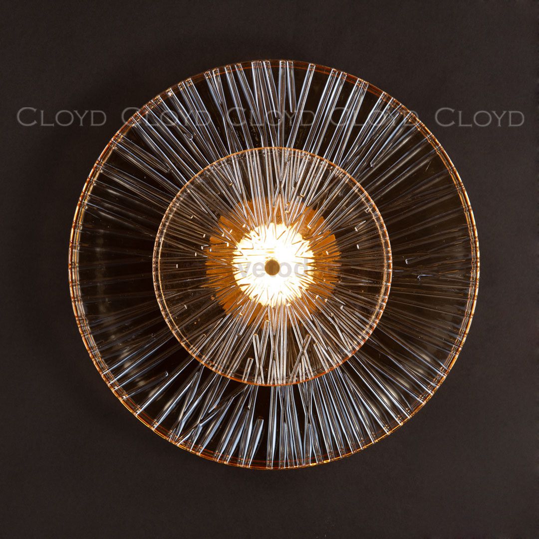 Бра Cloyd HELION W1 / D35 см - латунь (арт.20308)