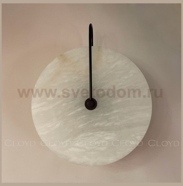 Бра Cloyd AXIOM W1 / D30 см - черный (арт.20334)