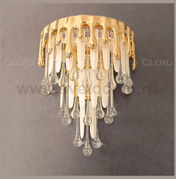 Бра Cloyd CAPULETTI W2 / выс. 32 см - золото (арт.20335)