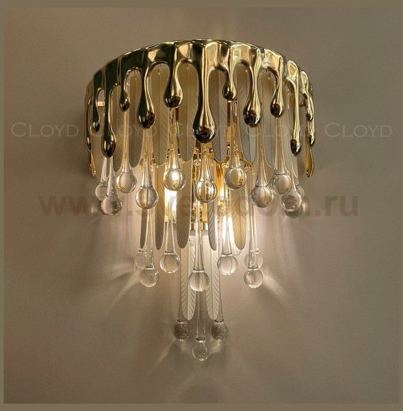 Бра Cloyd CAPULETTI W2 / выс. 32 см - золото (арт.20335)