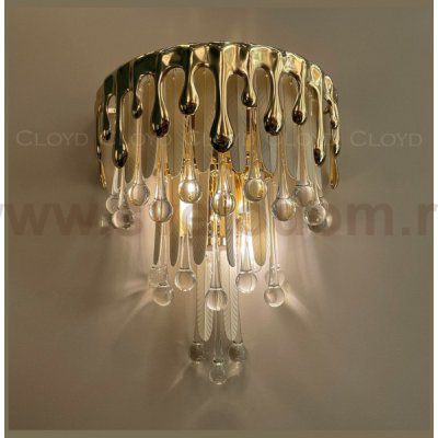 Бра Cloyd CAPULETTI W2 / выс. 32 см - золото (арт.20335)