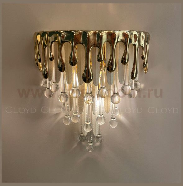 Бра Cloyd CAPULETTI W2 / выс. 32 см - золото (арт.20335)