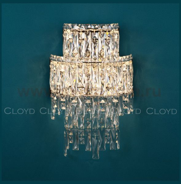 Бра Cloyd 1526 W2 / выс. 48 см - хром (арт.20340)