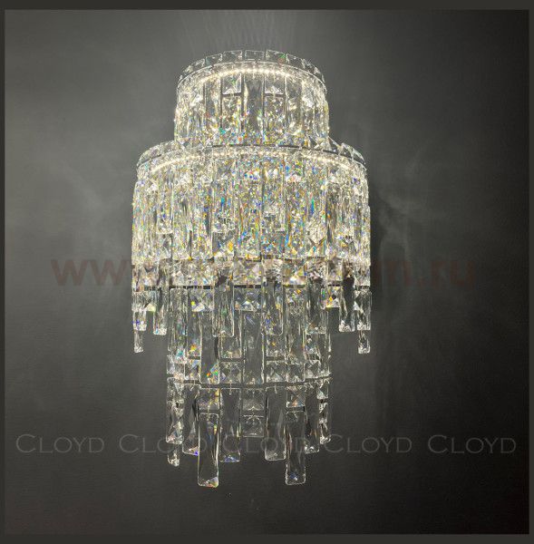 Бра Cloyd 1526 W2 / выс. 48 см - хром (арт.20340)