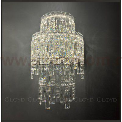 Бра Cloyd 1526 W2 / выс. 48 см - хром (арт.20340)