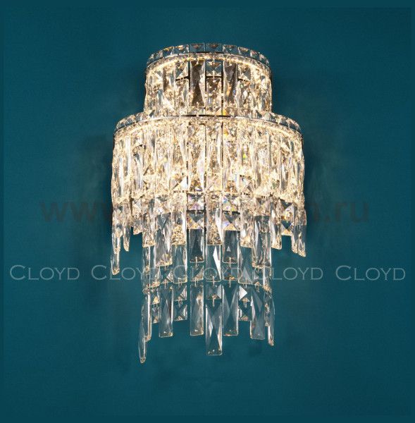 Бра Cloyd 1526 W2 / выс. 48 см - хром (арт.20340)