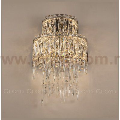 Бра Cloyd 1526 W2 / выс. 48 см - хром (арт.20340)